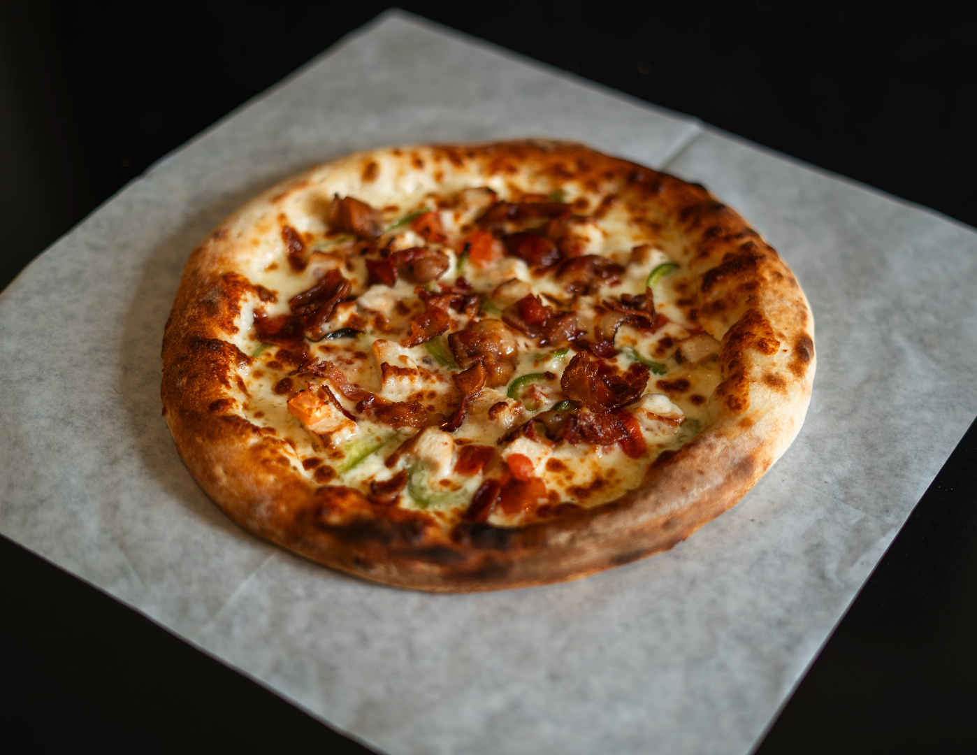Chicken bacon ranch pizza